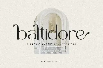 Baltidore font