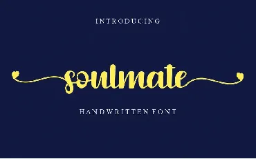 Soulmate font