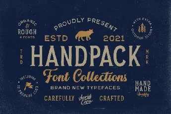 Handpack font