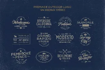 Handpack font