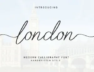 London Script font