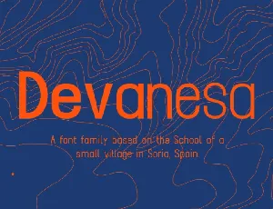 Devanesa Family font