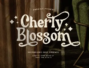 Cherly Blossom font