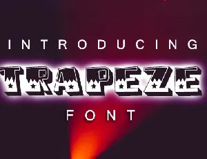 Trapeze font