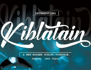 Kiblatain font