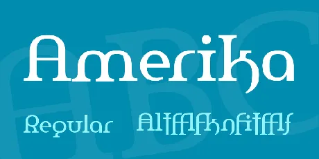 Amerika font