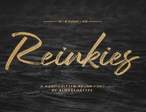 Reinkies font