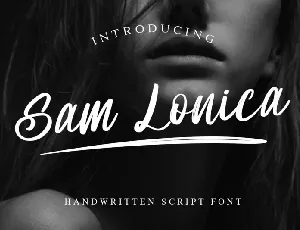 Sam Lonica font