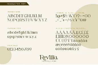 Revillia font