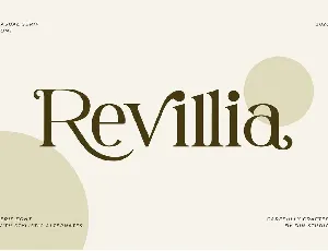 Revillia font