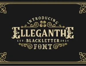 Elleganthe font