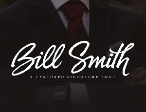 Bill Smith Script font