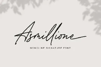 Asmillione font