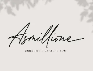 Asmillione font