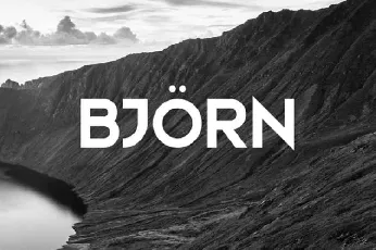 Bjorn Typeface Free font