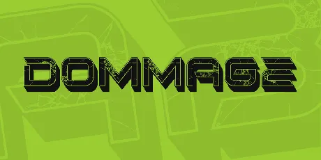 Dommage font