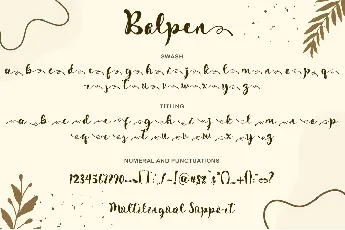 Bolpen font