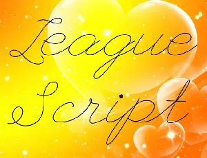 League Script font