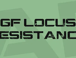 CGF Locust Resistance font