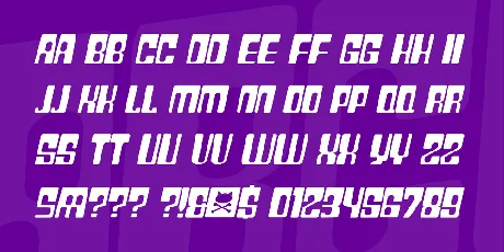 Plastic font