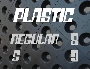 Plastic font