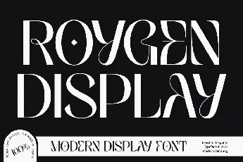 Roygen Display font