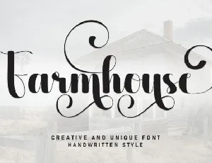 Farmhouse Typeface font