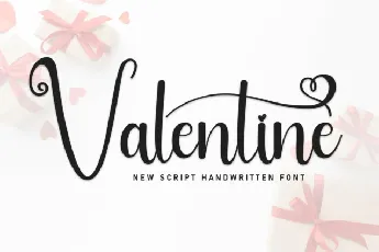 Valentine Script Typeface font