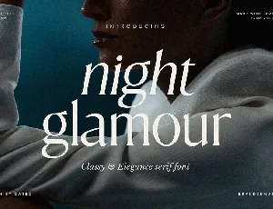 Night Glamour font