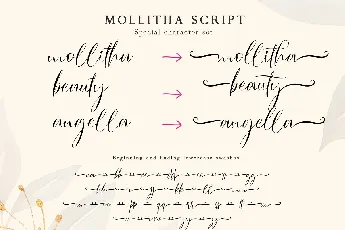 Mollitha font