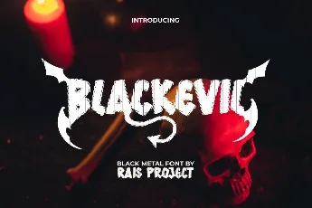 BlackEvilDemo font