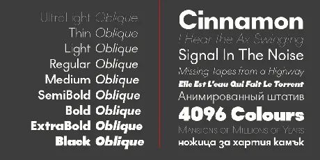 Lightbox 21 Family font