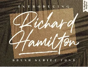 Richard Hamilton font