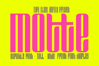 Motte DEMO font