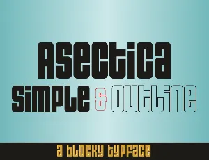 Asectica Demo font