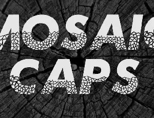 Mosaic Caps font