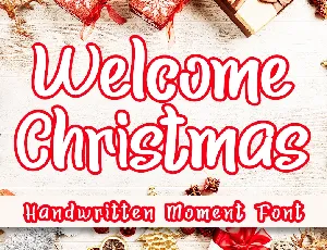 Welcome Christmas Typeface font