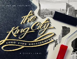 The King City font