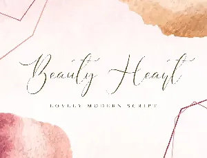 BeautyHeart font