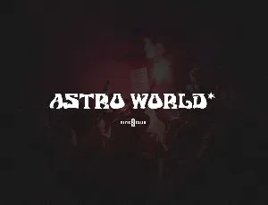 Astro World font