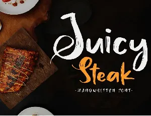 Juicy Steak font