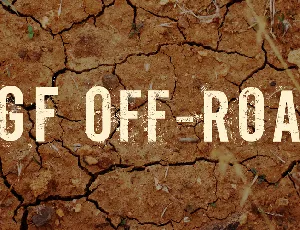 CGF Off-Road font