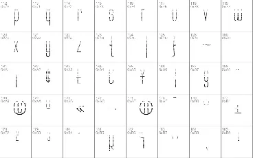 Labtop Graphed font