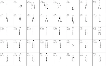 Labtop Graphed font