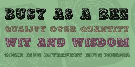 PaisleyCaps font