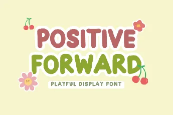 Positive Forward font