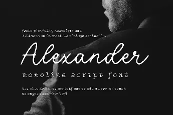 Alexander Typeface font