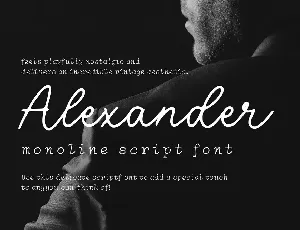 Alexander Typeface font