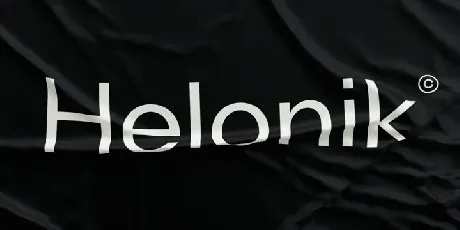 Helonik font