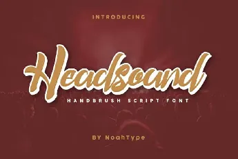 Headsound Brush font